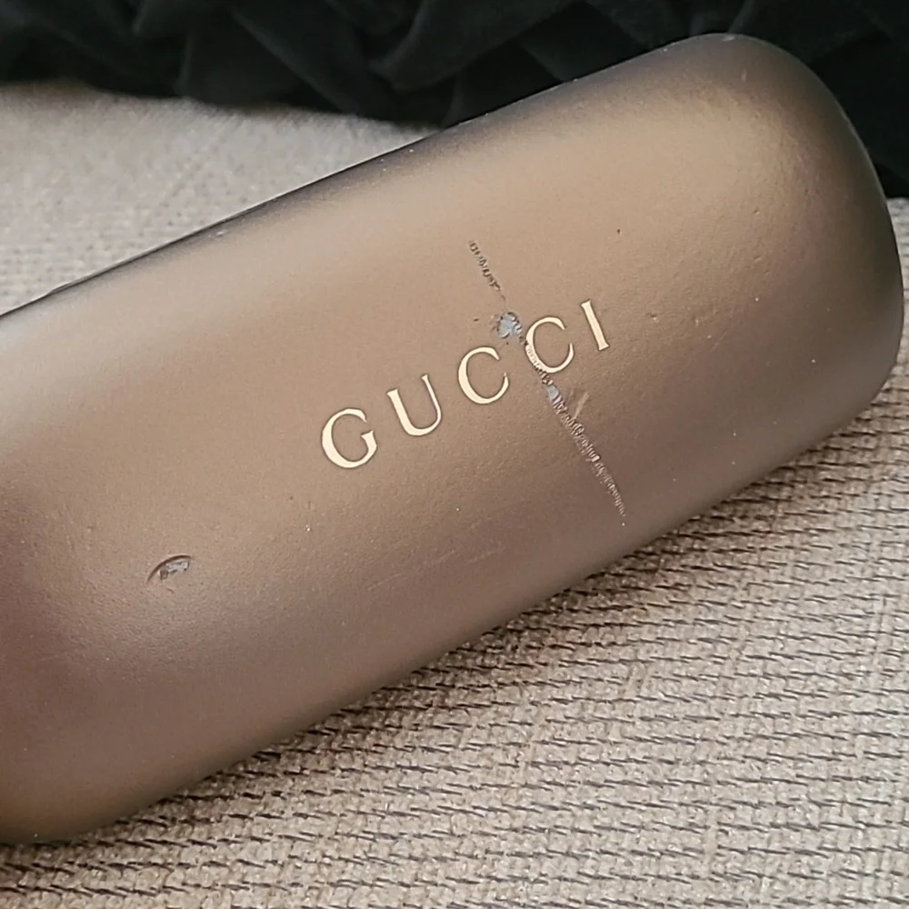 GUCCI TRANSLUCENT TEAL LAVENDER EYEGLASS FRAME